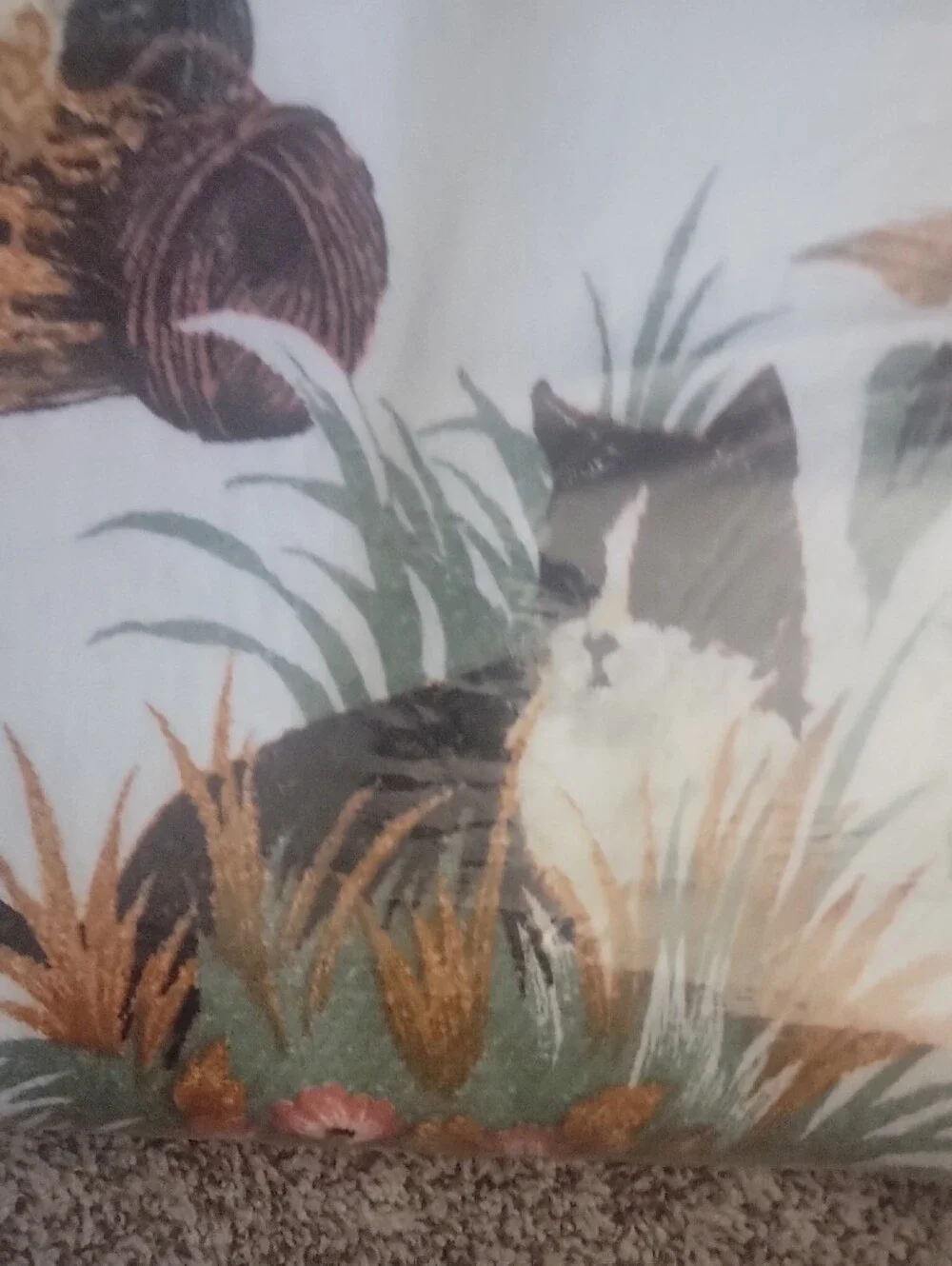 Kingdom USA vintage NOS cat Blanket